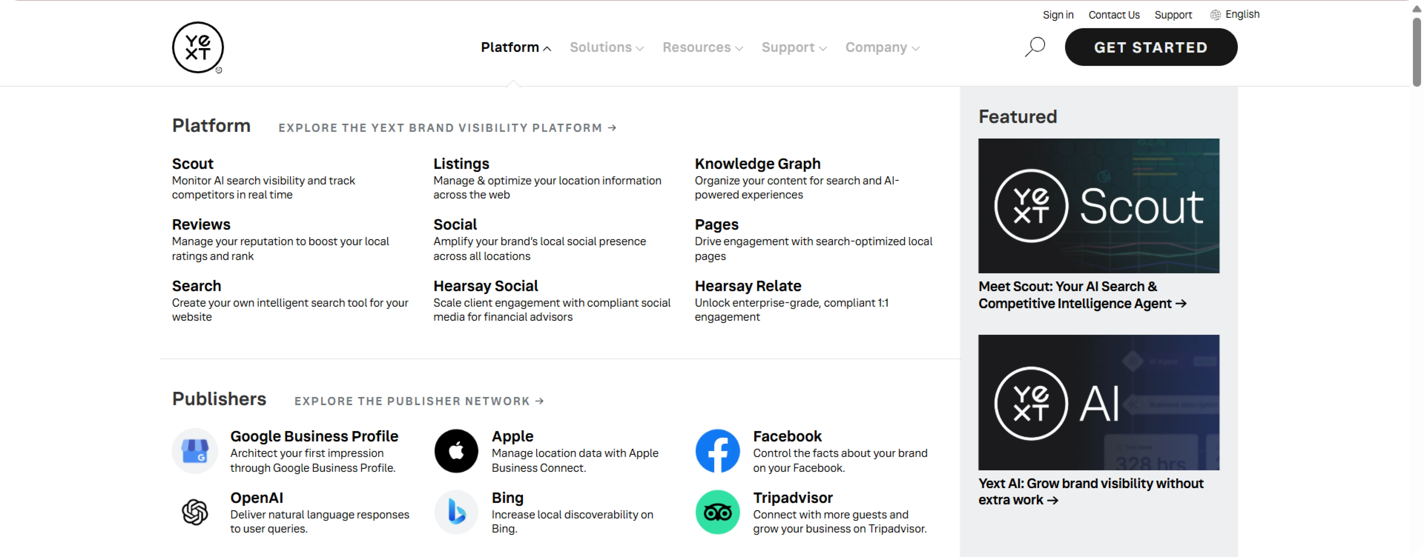 Yext's offer is tailored to agencies managing large clients