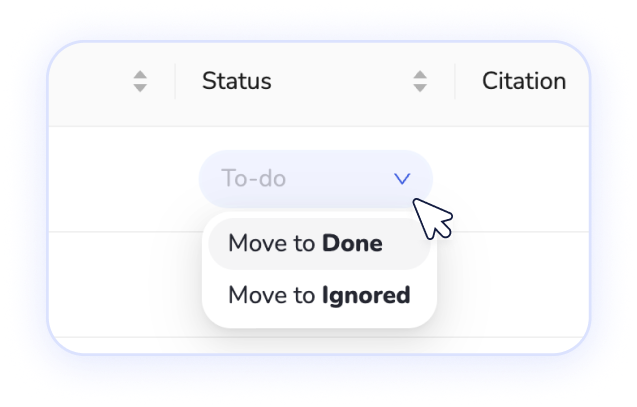 Index-Status-Tracking
