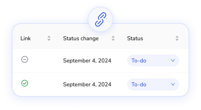 Einträge zu erledigen