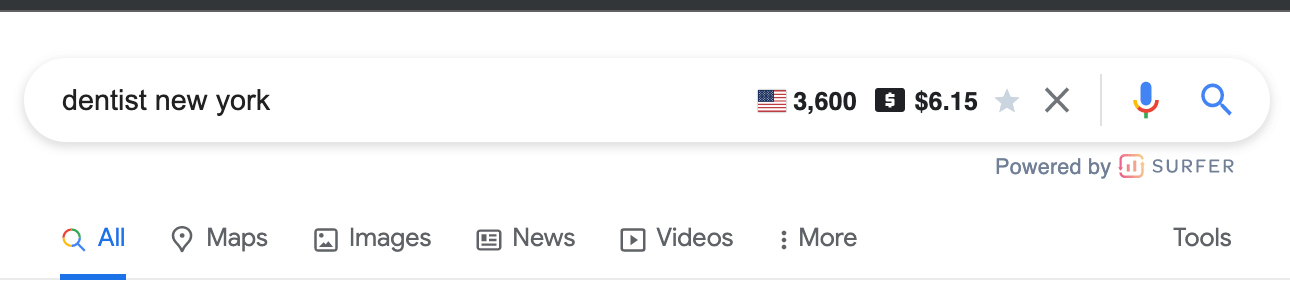 Buscador de palabras clave