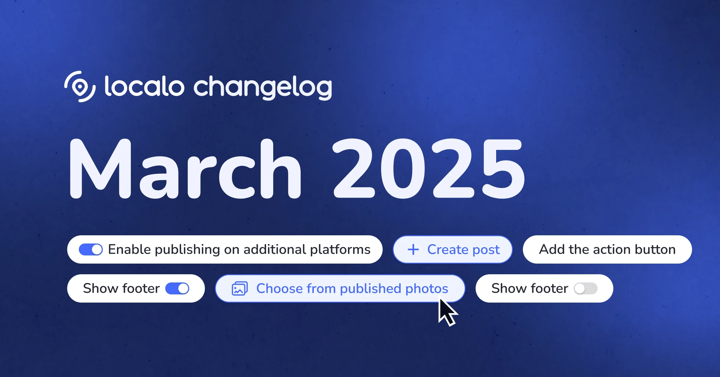 ¿Qué hay de nuevo en Localo? Marzo 2025