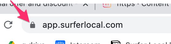 marcador para sites https nos navegadores modernos da Web
