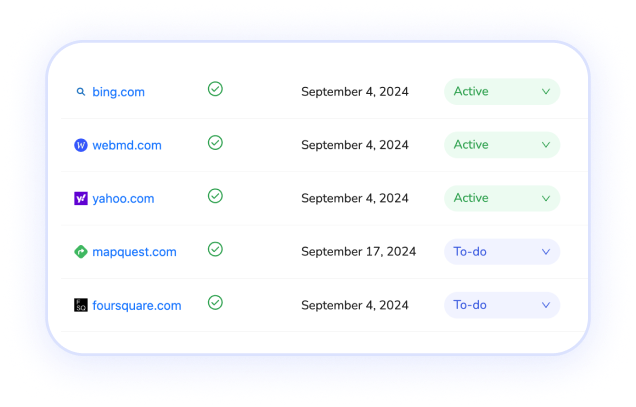 Diretórios predefinidos principais